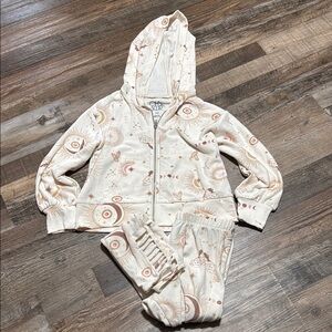 Girls Chaser zip jacket pant set